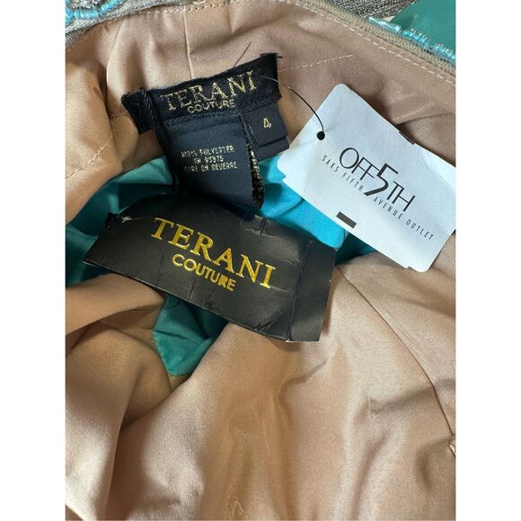 Terani 1811P5782CL Dress SIZE US4 $517 - Picture 10 of 10